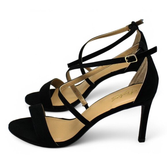 Women Thalia Sodi Buckle Dress Heeled Sandals - Picture 7 of 9